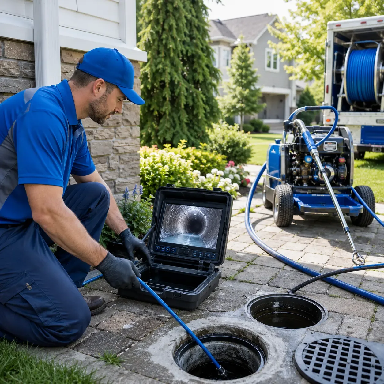 Outdoor drain cleaning professionals serving Home, KS